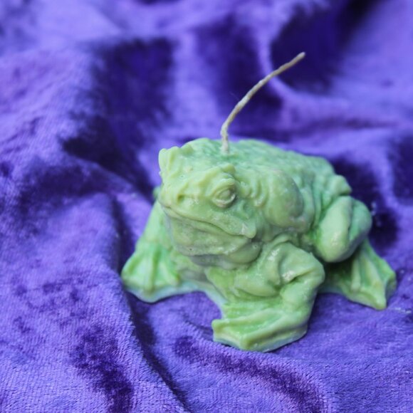 Green Frog Candle - Picture 5 of 14